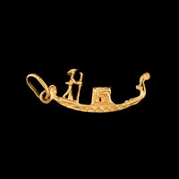 18K Yellow Gold Estate Gondola Charm