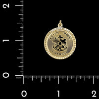 14K Yellow Gold Estate Faith, Hope &amp; Charity Charm