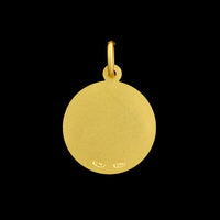 18K Yellow Gold Estate St. Christopher Medal