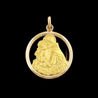 18K Yellow Gold Estate St. Anthony Charm