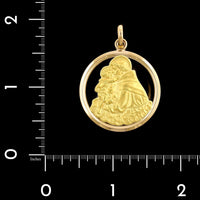 18K Yellow Gold Estate St. Anthony Charm