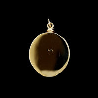 14K Yellow Gold Estate Removable Dice in Cage Charm