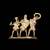 14K Yellow Gold Estate Spirit 76 Charm Pendant