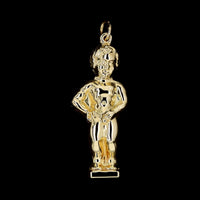 14K Yellow Gold Manneken Pis Charm