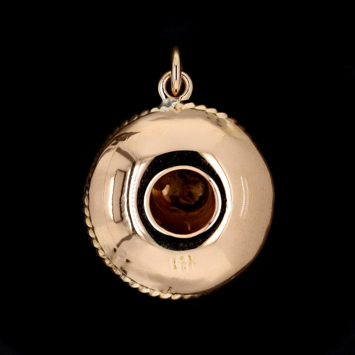14K Yellow Gold Estate Sombrero Hat Charm