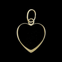 14K Yellow Gold Estate Heart Charm