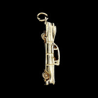 14K Yellow Gold Estate Classic Car Charm