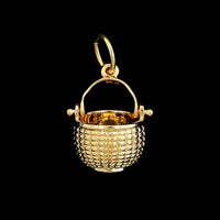 Glenaan 14K Yellow Gold Nantucket Open Round Basket
