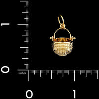 Glenaan 14K Yellow Gold Nantucket Open Round Basket