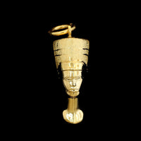 18K Yellow Gold Estate Nefertiti Charm