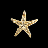 14K Yellow Gold Estate Starfish Pendant