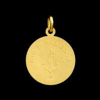 14K Yellow Gold Estate Christ the Redeemer Medal