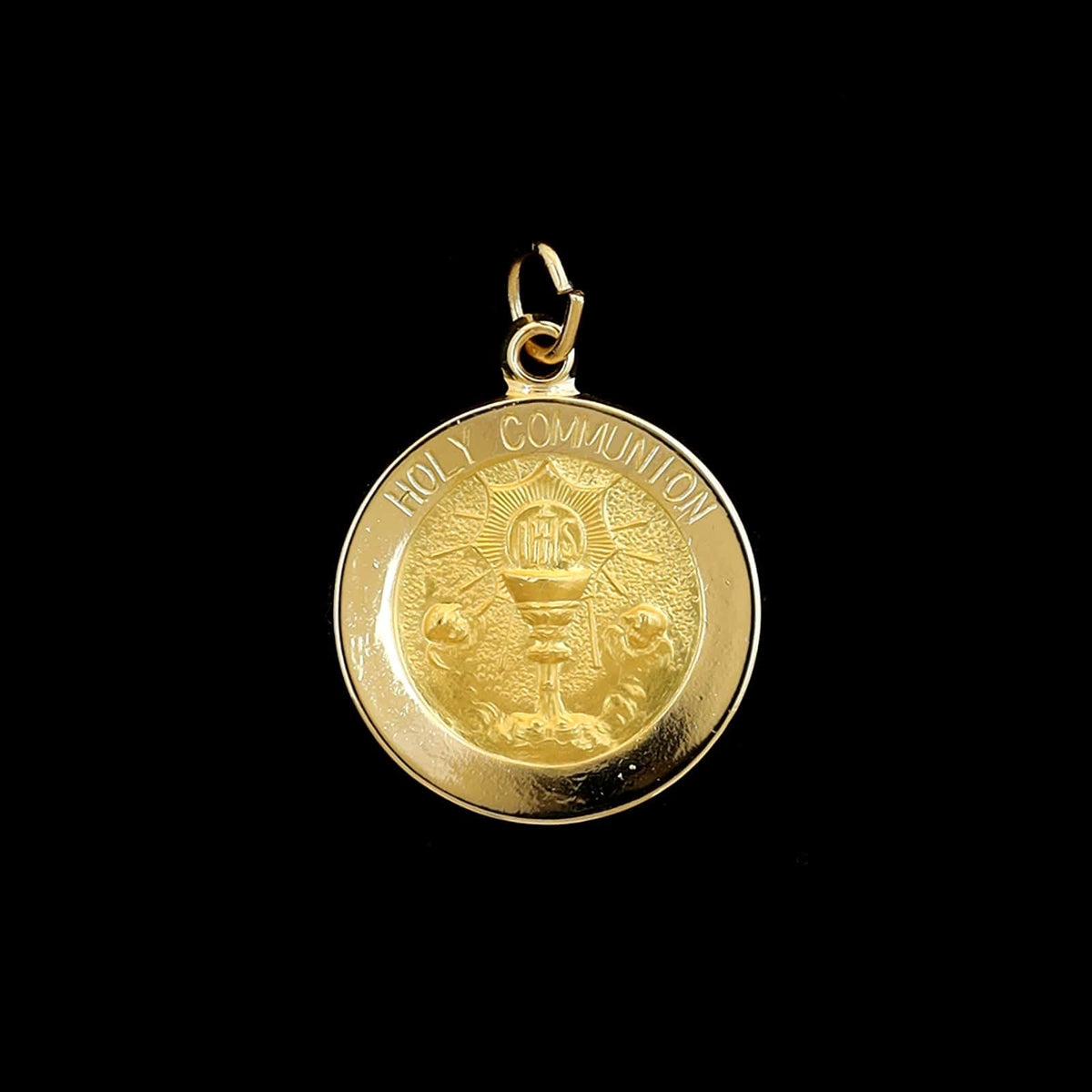 14K Yellow Gold Estate Holy Communion Medal – Long's Jewelers