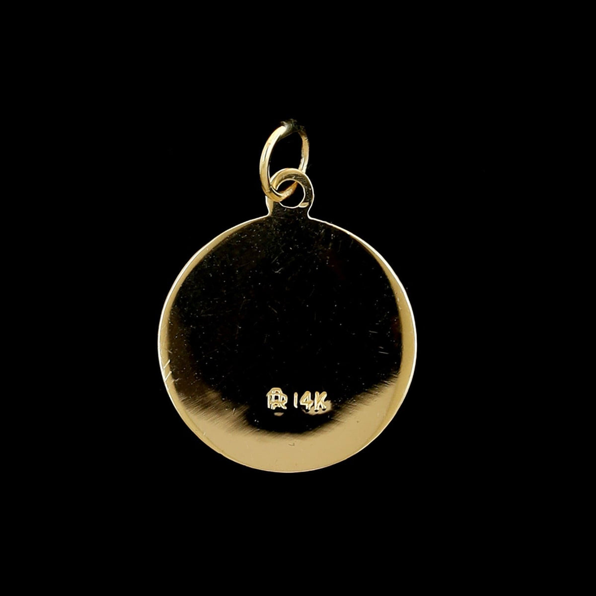 14K Yellow Gold Estate St. Christopher Medal
