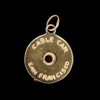 14K Yellow Gold Estate San Francisco Cable Car Charm
