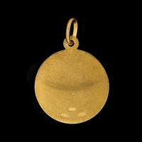 18K Yellow Gold Estate Angel Charm