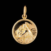 18K Yellow Estate Gold St. Anthony Medal