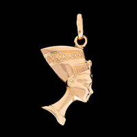 18K Yellow Gold Nefertiti Charm