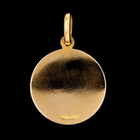 18K Yellow Gold Estate Our Lady of Pompeii St. Mary Charm