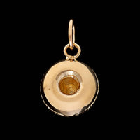 14K Yellow Gold Estate Sombrero Charm