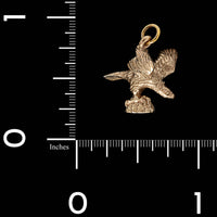14K Yellow Gold Eagle Charm