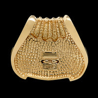 14K Two-tone Gold Estate Panther Slide Pendant