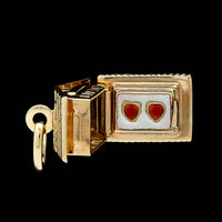 14K Yellow Gold Estate House Charm