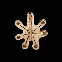 14K Two-tone Gold Estate Diamond Pendant