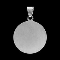 14K White Gold Estate St. Christopher Medal