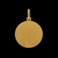 18K Yellow Gold Estate Christ the Redeemer Medal