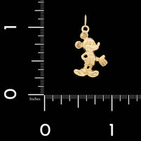 14K Yellow Gold Estate Mickey Mouse Charm
