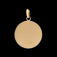 18K Yellow Gold Estate St. Anthony Medal