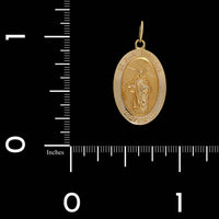 14K Yellow Gold Estate St. Jude Medal