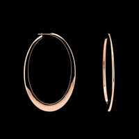 Sydney Garber 18K Rose Gold Estate Crescent Hoops