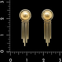 14K Yellow Gold Estate Earrings