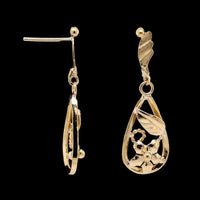 14K Yellow Gold Estate Earrings