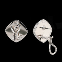 Roberto Coin 18K White Gold Estate Woven Earrings