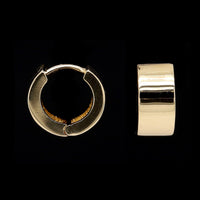 14K Yellow Gold Estate Hinged Hoop Earrings
