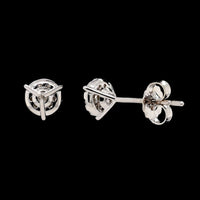 Memoire 18K White Gold Estate Bouquet Earrings