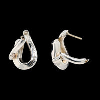 Tiffany & Co. Sterling Silver Estate Forge Earrings