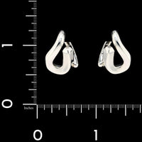 Tiffany & Co. Sterling Silver Estate Forge Earrings