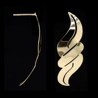 14K Yelow Gold Estate Earrings