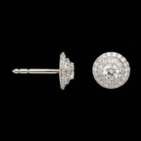Tiffany & Co. Platinum Estate Diamond Soleste Earrings
