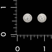 Tiffany & Co. Platinum Estate Diamond Soleste Earrings