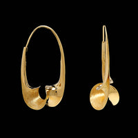Michael Good 18K Yellow Gold Estate Torque Earrings