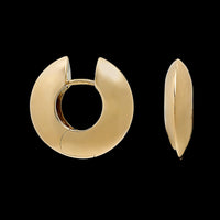 14K Yellow Gold Estate Hinged Hoop Earrings