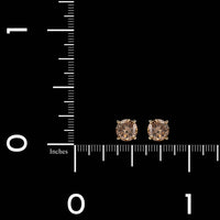 14K Yellow Gold Estate Diamond Stud Earrings