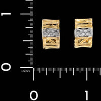 Roberto Coin 18K Two-tone Gold Elefantino Collection Earrings