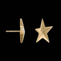 Tiffany & Co. 18K Yellow Gold Estate Star Earrings