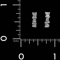 Suzanne Kalan 18K White Gold Estate Classic Diamond Mini Hoops